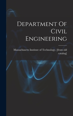 Department Of Civil Engineering 1019314710 Book Cover
