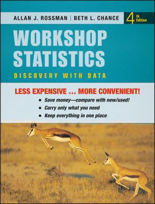 Workshop Statistics: Discovery with Data 0470607653 Book Cover