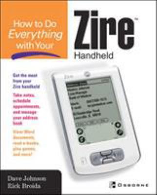 How to Do Everything with Your Zire Handheld 0072229306 Book Cover