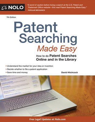 Patent Searching Made Easy: How to Do Patent Se... 1413324096 Book Cover