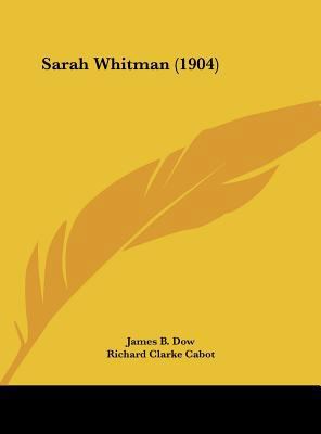 Sarah Whitman (1904) 1161953345 Book Cover