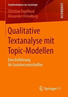 Qualitative Textanalyse Mit Topic-Modellen: Ein... [German] 3658219793 Book Cover
