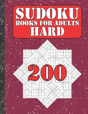 Sudoku books for adults hard: 200 Sudokus from ... B086PRL78Y Book Cover