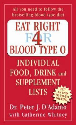 Eat Right for Blood Type O 0141014784 Book Cover