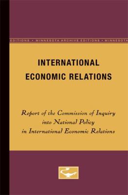 International Economic Relations 0816660603 Book Cover