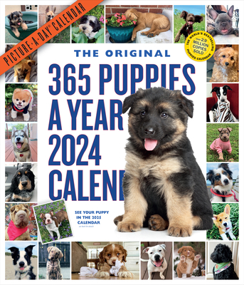 365 Puppies-A-Year Picture-A-Day Wall Calendar ... 1523519207 Book Cover