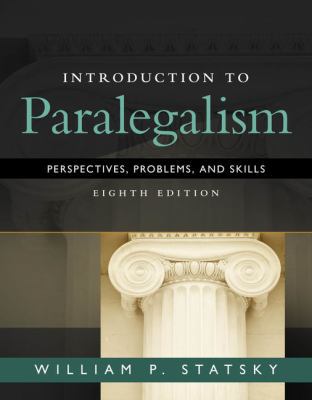 Introduction to Paralegalism: Perspectives, Pro... 1285449053 Book Cover