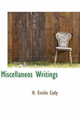 Miscellaneos Writings 1110514182 Book Cover