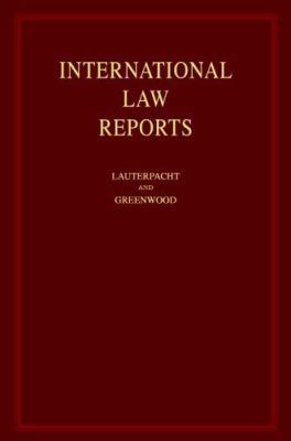 International Law Reports 0521463777 Book Cover