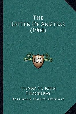 The Letter of Aristeas (1904) 1163998362 Book Cover
