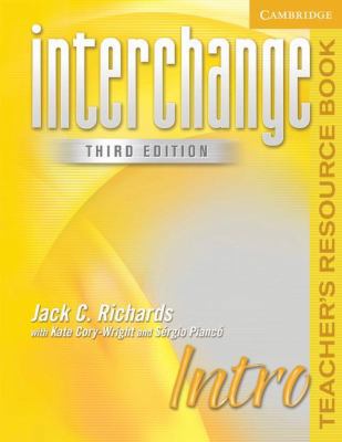 Interchange Intro Teacher's Resource Book (Inte... 0521601592 Book Cover