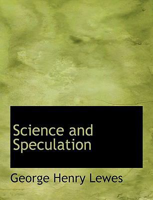 Science and Speculation [Large Print] 1116786591 Book Cover