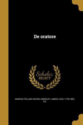 De oratore [Italian] 1361761199 Book Cover