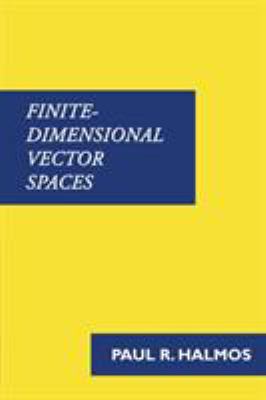 Finite-Dimensional Vector Spaces 178139573X Book Cover