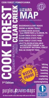 Cook Forest - Clear Creek Lizard Map