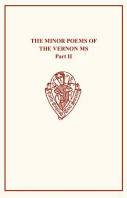 The Minor Poems of the Vernon MS II 0859916618 Book Cover