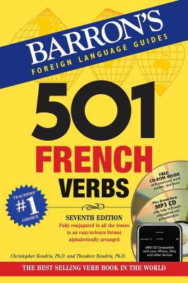 501 French Verbs [With CD (Audio) and DVD ROM] 1438075200 Book Cover