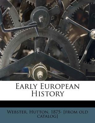 Early European history 1172556342 Book Cover