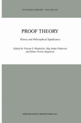 Proof Theory 0792365445 Book Cover