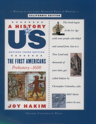 A History of Us: Book One: The First Americans 0195182308 Book Cover