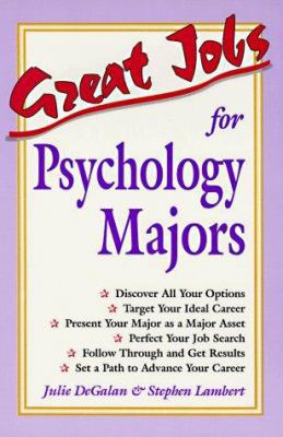 Great Jobs for Psychology Majors 0844243523 Book Cover