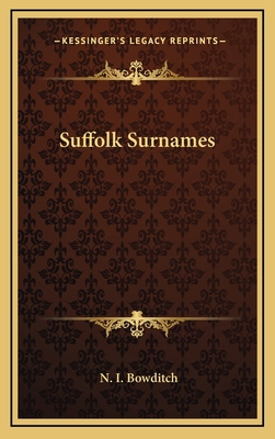 Suffolk Surnames 1169124860 Book Cover