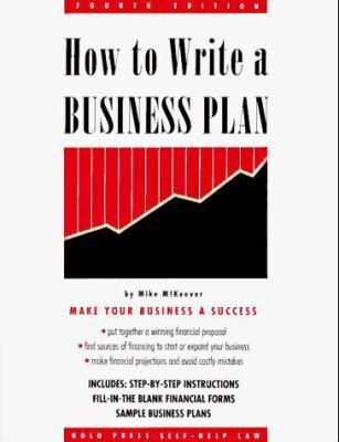 How to Write a Business Plan (4th Ed) 0873371844 Book Cover