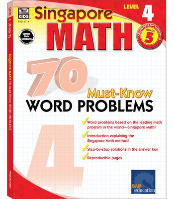 70 Must-Know Word Problems, Grade 5: Volume 3 B0053TSPDC Book Cover
