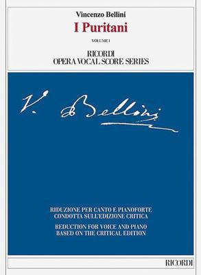 I Puritani: Ricordi Opera Vocal Score Series 8875929688 Book Cover