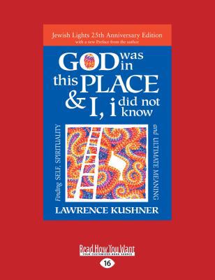 God Was in This Place & I, I Did Not Know: Find... [Large Print] 1458733726 Book Cover