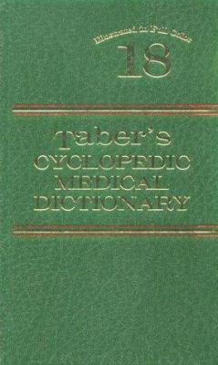 Taber's Cyclopedic Medical Dictionary (Indexed) 080360193X Book Cover