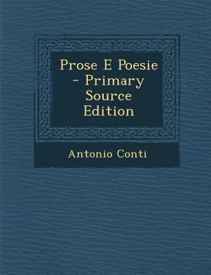 Prose E Poesie [Italian] 1294313509 Book Cover