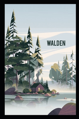 Walden Henry David Thoreau illustrated B09CTTG97N Book Cover