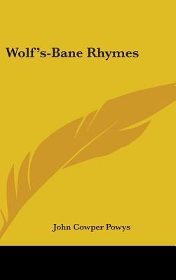 Wolf's-Bane Rhymes 0548421471 Book Cover