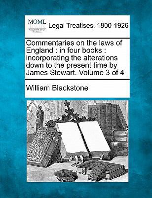 Commentaries on the laws of England: in four bo... 124001919X Book Cover