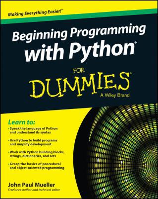 Beginning Programming with Python For Dummies (... B00N5TEMBG Book Cover