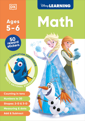 Disney Learning Math (Ages 5-6): Kindergarten C... B0DSKGF79W Book Cover