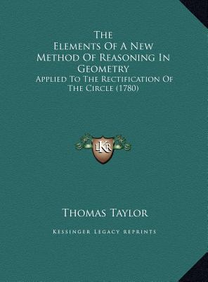 The Elements Of A New Method Of Reasoning In Ge... 1169409725 Book Cover