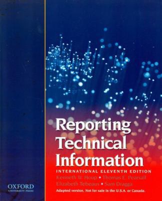 Reporting Technical Information, International ... 0195323521 Book Cover