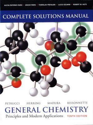 Solutions Manual for General Chemistry: Princip... 0135042933 Book Cover