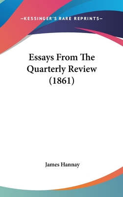 Essays From The Quarterly Review (1861) 1120835062 Book Cover