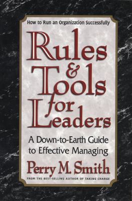 Rules & Tools for Leaders 0399527346 Book Cover