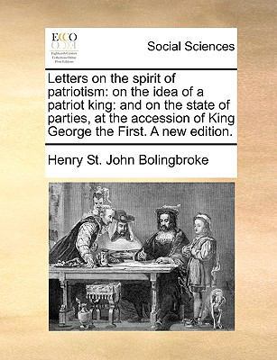 Letters on the spirit of patriotism: on the ide... 1170383831 Book Cover