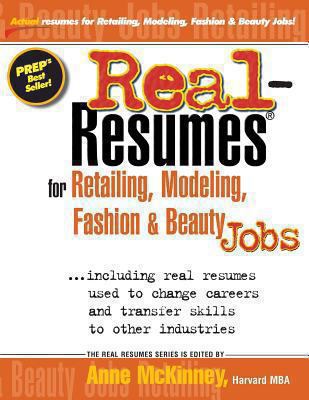 Real-Resumes for Retailing, Modeling, Fashion &... 147509387X Book Cover