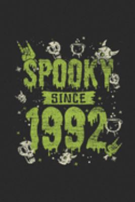 Spooky Since 1992: Graph Paper Notebook / Journal (6" X 9" - 5 Squares per inch - 120 Pages) – Birthday Gift And Halloween Gift Idea