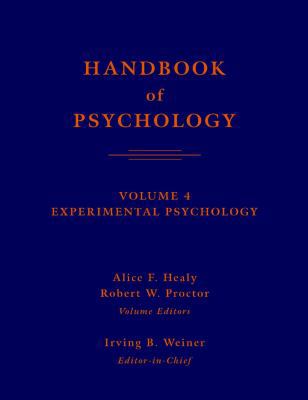 Handbook of Psychology, Volume 4: Experimental ... 0471392626 Book Cover