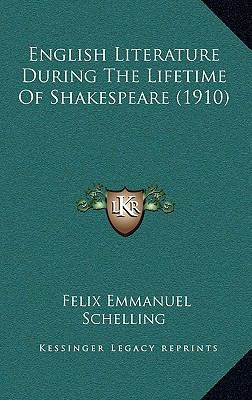 English Literature During the Lifetime of Shake... 1164807765 Book Cover