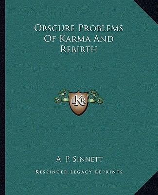 Obscure Problems Of Karma And Rebirth 1162874988 Book Cover