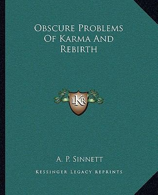 Obscure Problems Of Karma And Rebirth 1162874988 Book Cover
