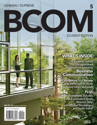 BCOM 5 (with CourseMate Printed Access Card) (N... 1285094247 Book Cover